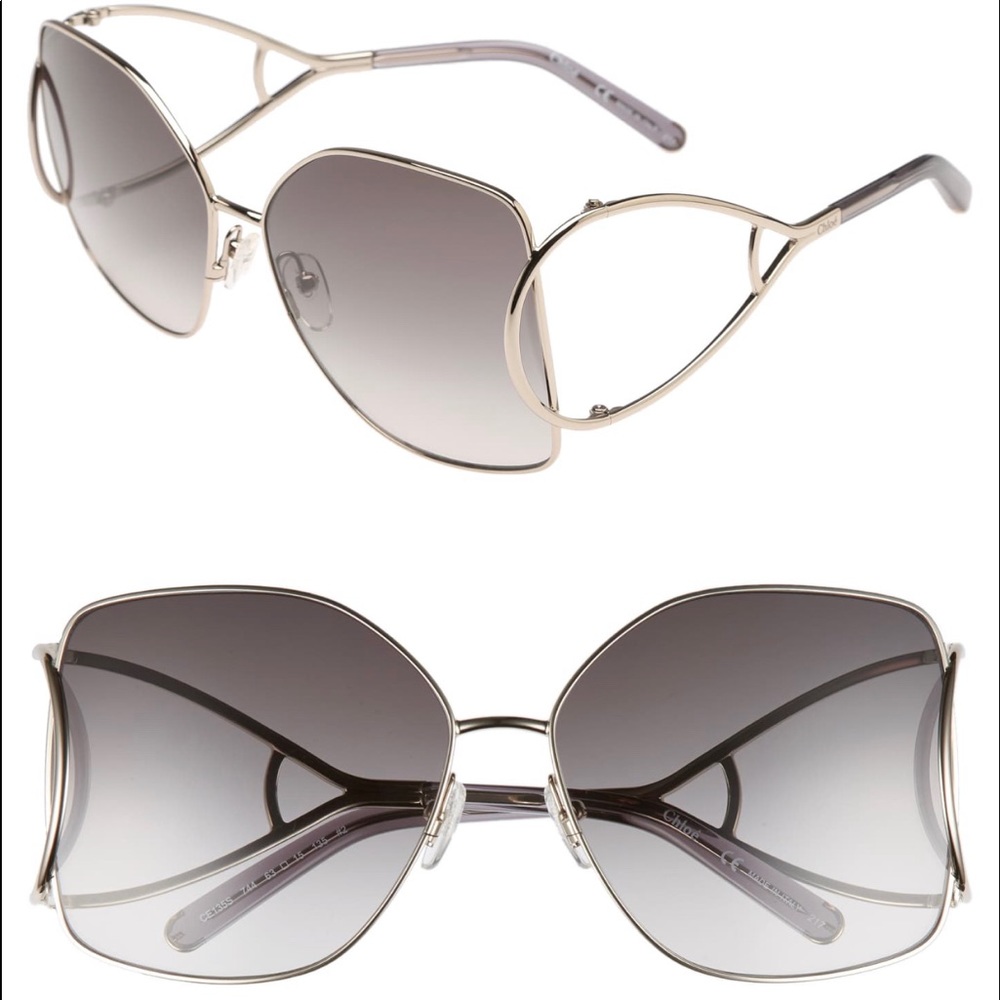 New Chloe | Modified Square Sunglasses 63mm - Picture 4 of 16